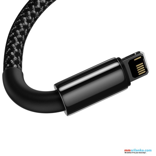 Baseus Tungsten Gold Fast Charging Data Cable USB to iP 2.4A 1m